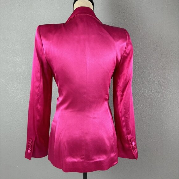 Zara Fuchsia Tie-Front Blazer (M) - Picture 3 of 6